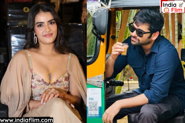 KavyaThapar Starts Offline Promotions And RamPothineni With A Auto…